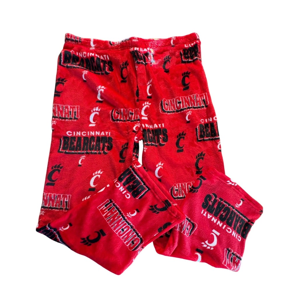 Cincinnati Bearcats Mens XXL Pajama Pants Red Fleece Bottom Drawers Sleepwear